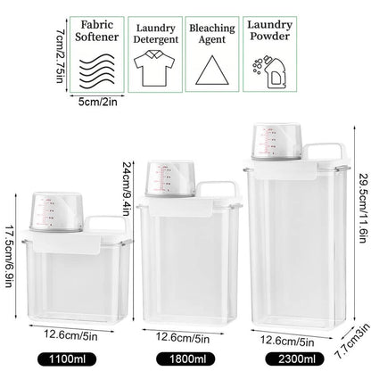 Kit de Recipientes para Produtos de Limpeza