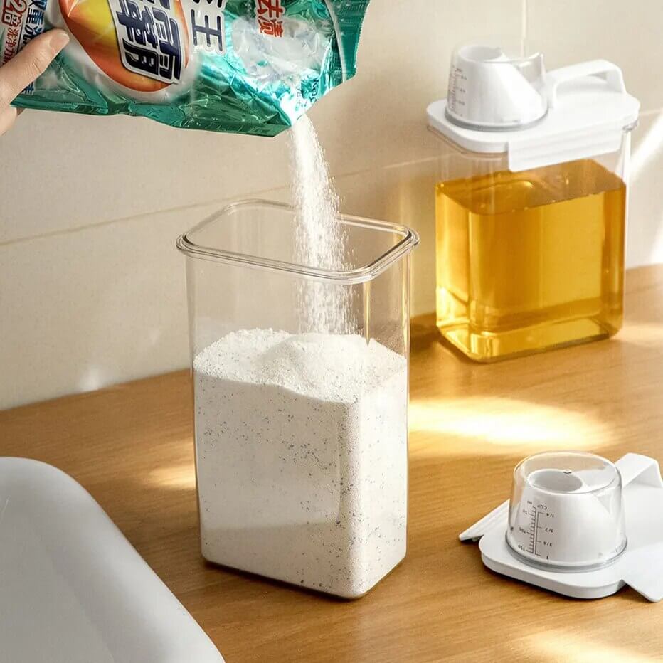 Kit de Recipientes para Produtos de Limpeza