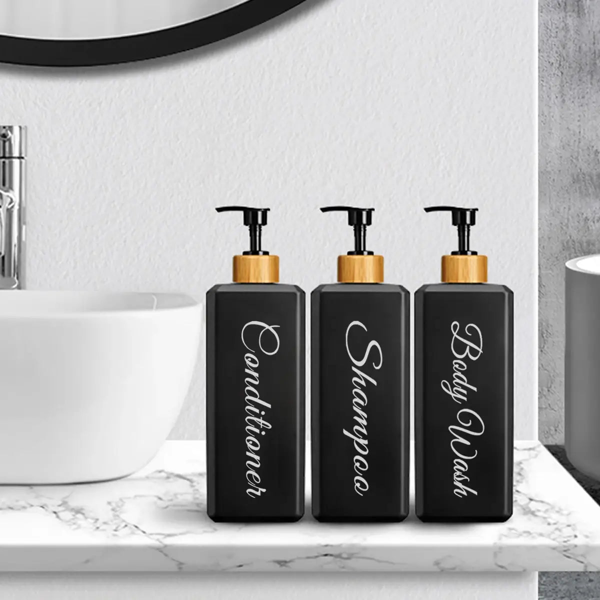 KIT DE 3 DISPENSADORES PARA BANHEIRO